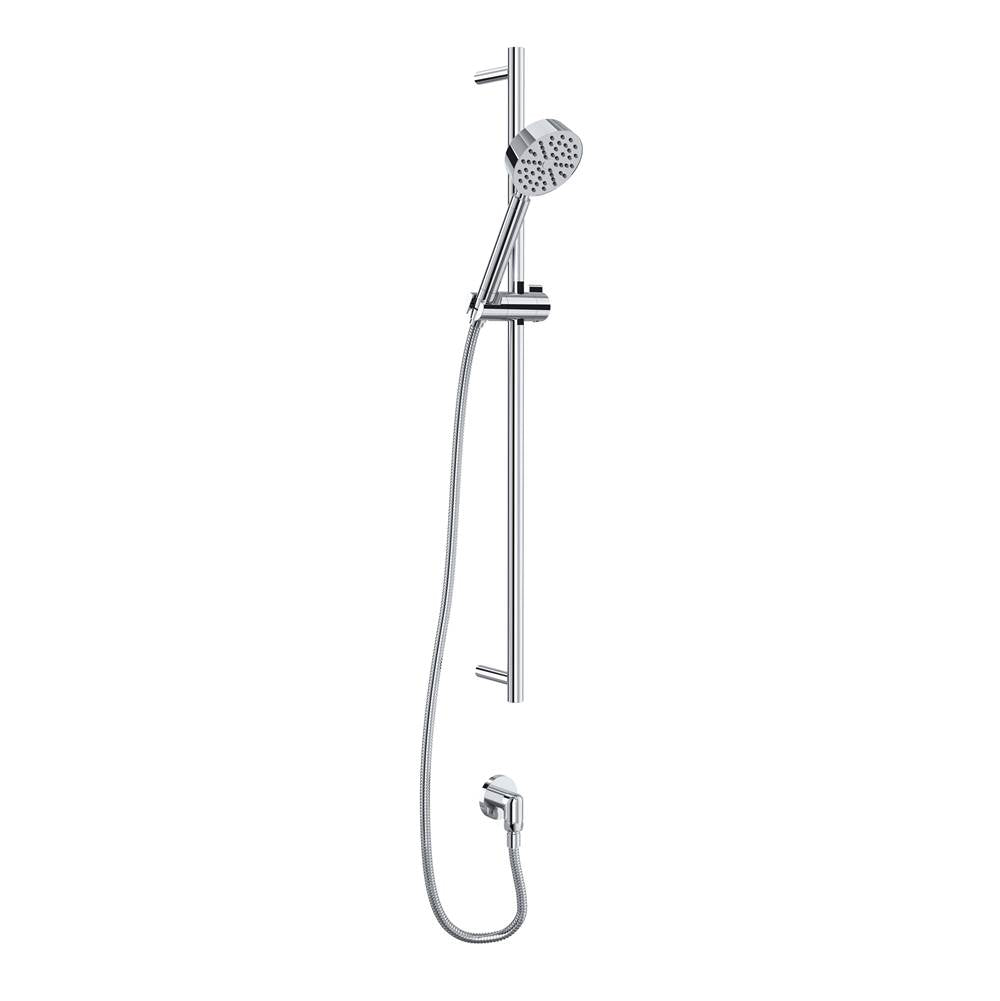 Rohl - Handshower Set With 31'' Slide Bar and Single Function Handshower - Polished Chrome