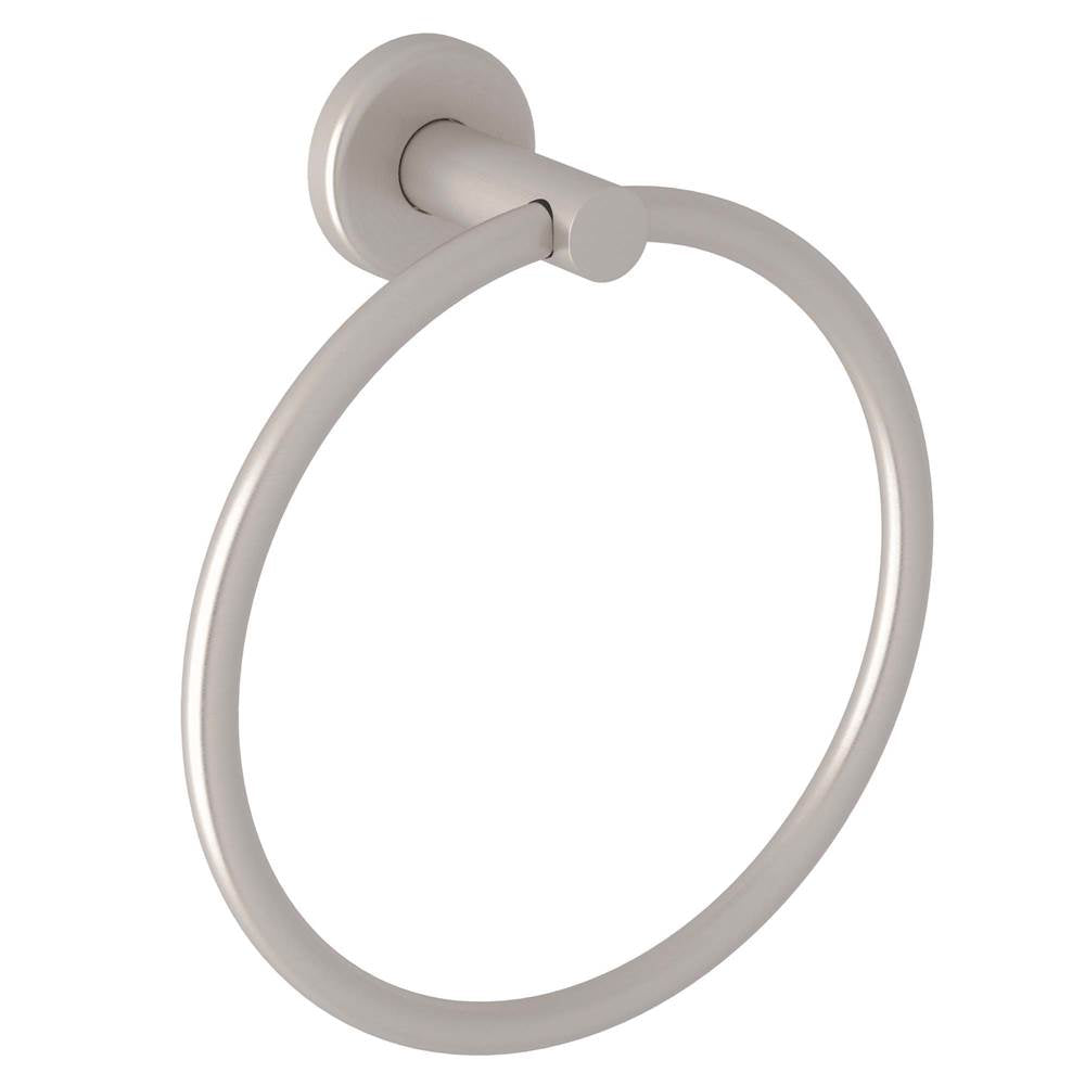 Rohl - Lombardia Towel Ring - Satin Nickel