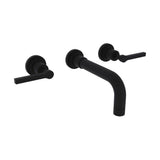 Rohl - Lombardia Wall Mount Lavatory Faucet Trim - Matte Black