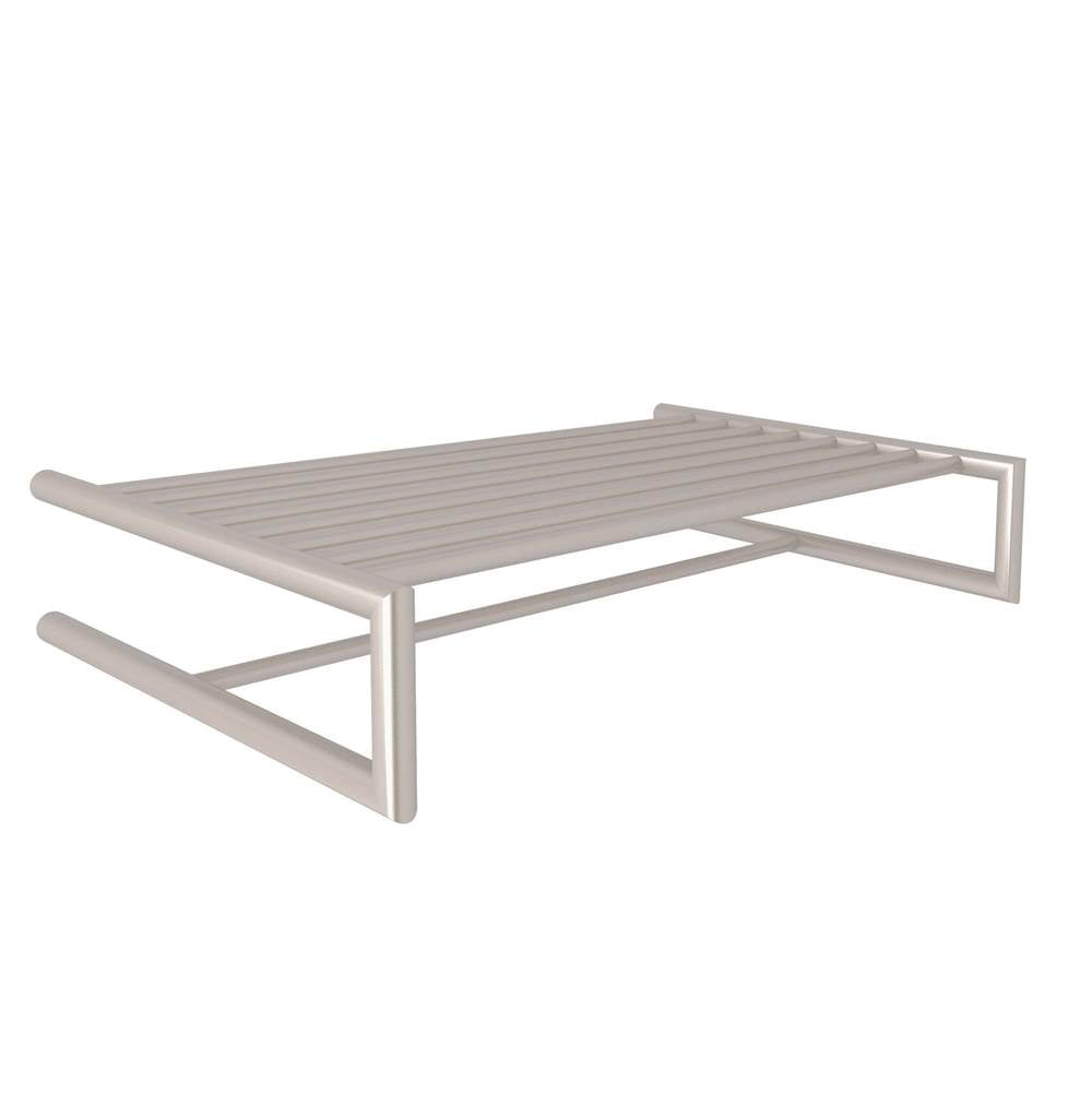 Rohl - Lombardia 24'' Wall Mount Towel Shelf - Satin Nickel