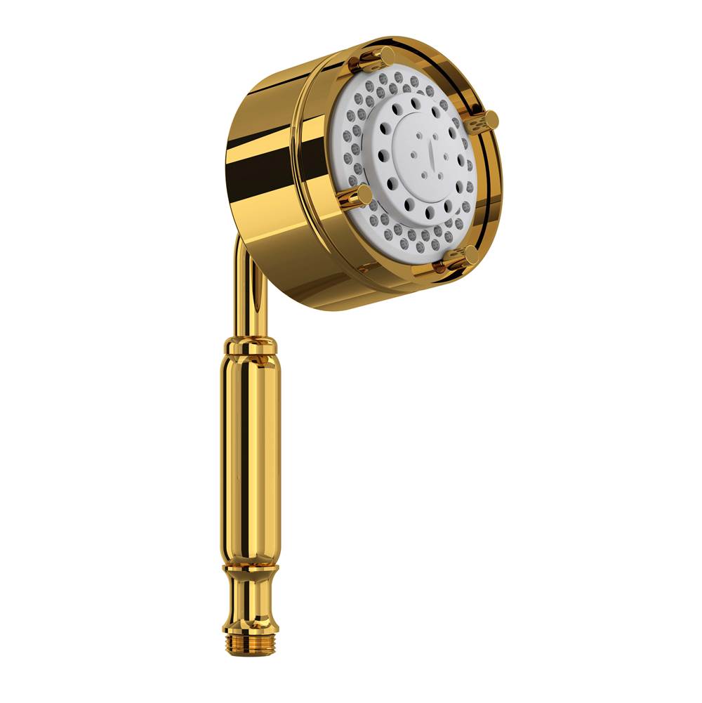 Rohl - 4'' 5-Function Handshower - Unlacquered Brass