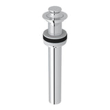 Rohl - Lavatory Lift And Turn Drain Without Overflow - Polished Chrome