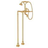 Rohl - Floor Mount Tub Filler - Italian Brass