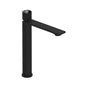 Rohl - EclissiE Single Handle Tall Lavatory Faucet - Matte Black With Polished Chrome