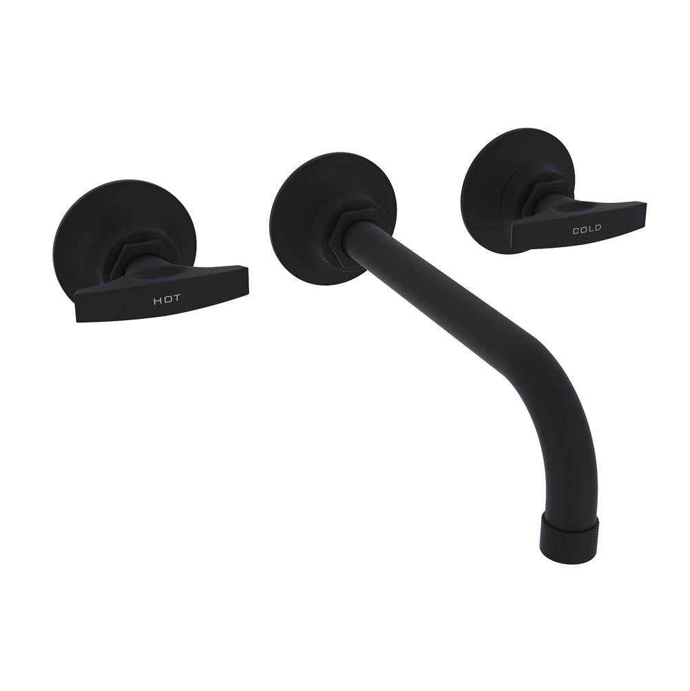 Rohl - Graceline Wall Mount Lavatory Faucet Trim - Matte Black