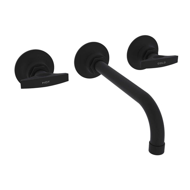 Rohl - Graceline Wall Mount Lavatory Faucet Trim - Matte Black