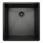 Rohl - ForzeE 17'' Single Bowl Stainless Steel Kitchen Or Bar/Food Prep Sink - Black Stainless Steel