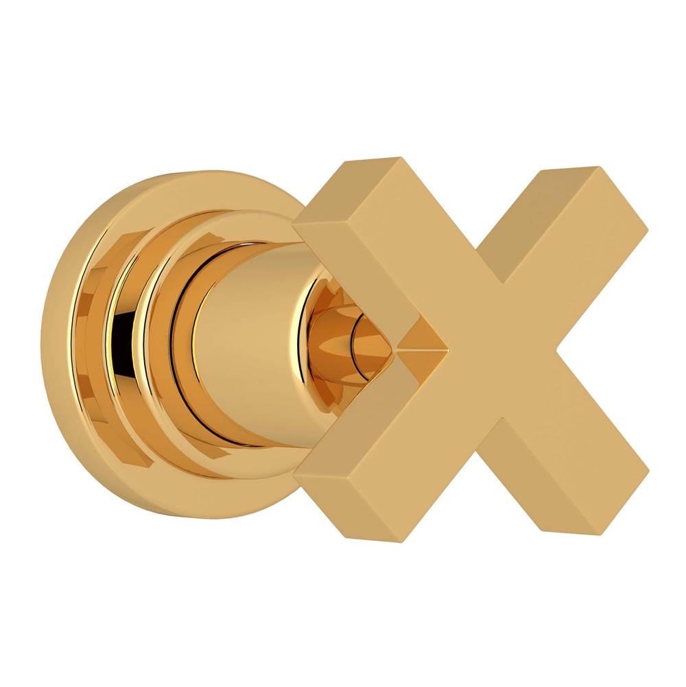 Rohl - Lombardia Trim For Volume Control And Diverter - Unlacquered Brass