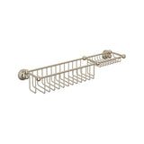 Rohl - 20'' Bottle Basket With Soap Tray - Satin Nickel