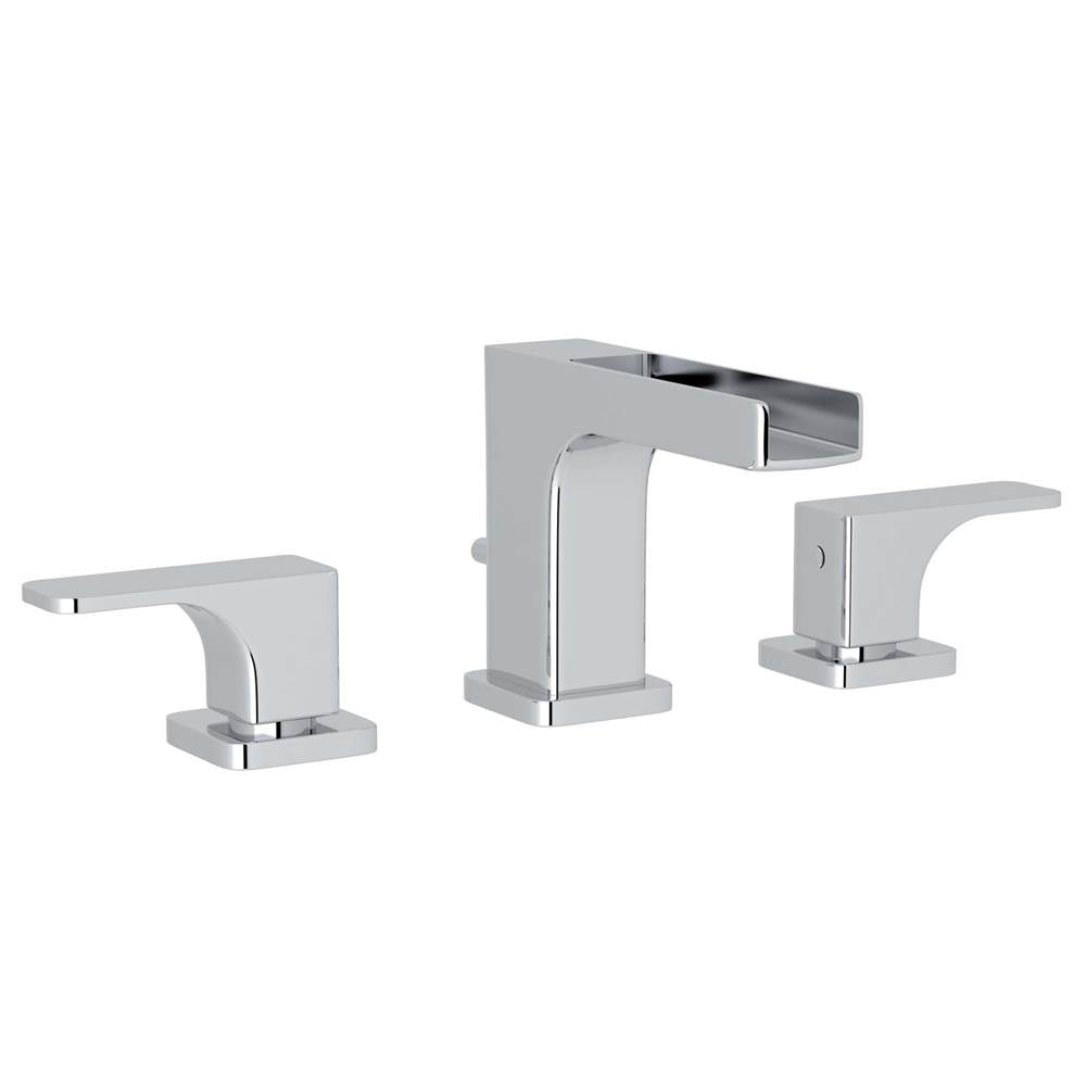Rohl - QuartileE Widespread Lavatory Faucet With Trough - Polished Chrome