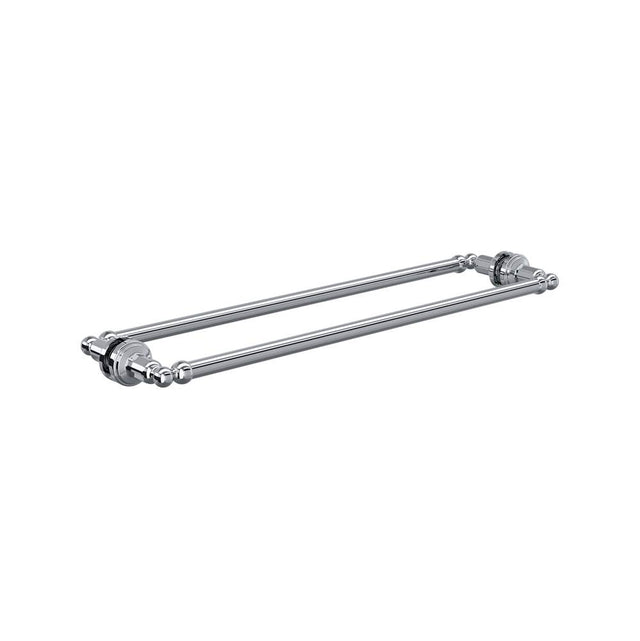 Rohl - 24'' Shower Door Pull Handle - Polished Chrome