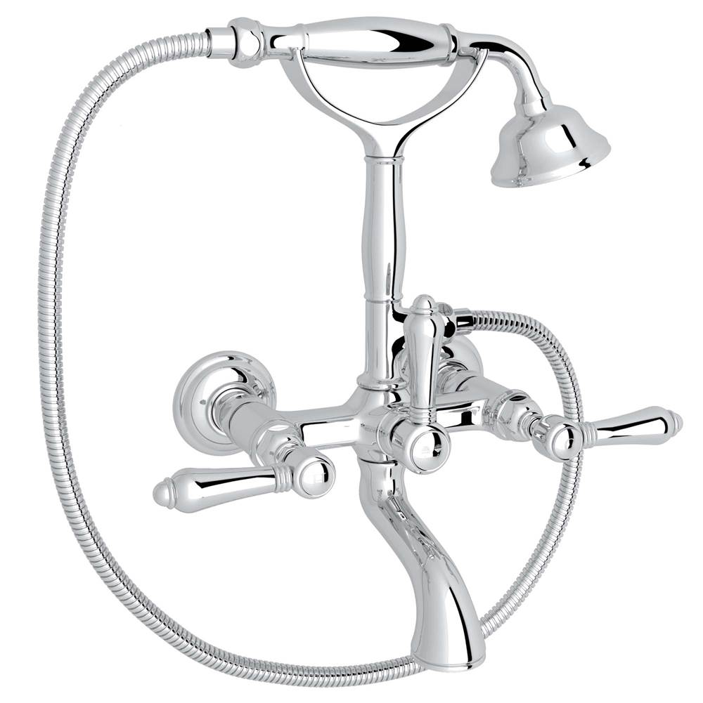 Rohl - Exposed Wall Mount Tub Filler - Polished Chrome