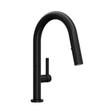 Rohl - TenerifeE Pull-Down Bar/Food Prep Kitchen Faucet - Matte Black