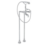 Rohl - Palladian Floor Mount Tub Filler - Polished Chrome