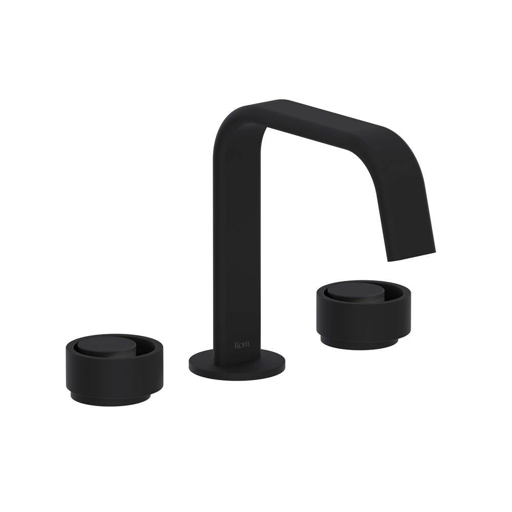 Rohl - EclissiE Widespread Lavatory Faucet With U-Spout - Matte Black