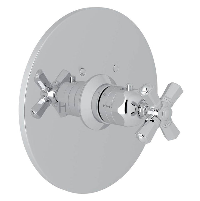 Rohl - San GiovanniE 3/4'' Thermostatic Trim Without Volume Control - Polished Chrome