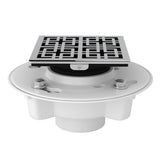 Rohl - PVC 2'' X 3'' Drain Kit With 3142 Weave Decorative Cover - Polished Chrome