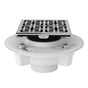 Rohl - PVC 2'' X 3'' Drain Kit With 3142 Weave Decorative Cover - Polished Chrome