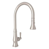 Rohl - PatriziaE Pull-Down Kitchen Faucet - Satin Nickel