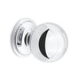 Rohl - Large Rounded Drawer Pull Knobs - Set of 5 - Polished Chrome