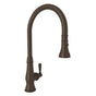 Rohl - PatriziaE Pull-Down Kitchen Faucet - Tuscan Brass