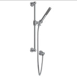Rohl - Handshower Set With 21'' Slide Bar and Single Function Handshower - Polished Chrome