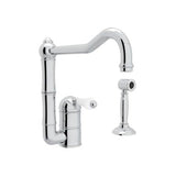 Rohl - Acqui Kitchen Faucet With Side Spray - Polished Chrome