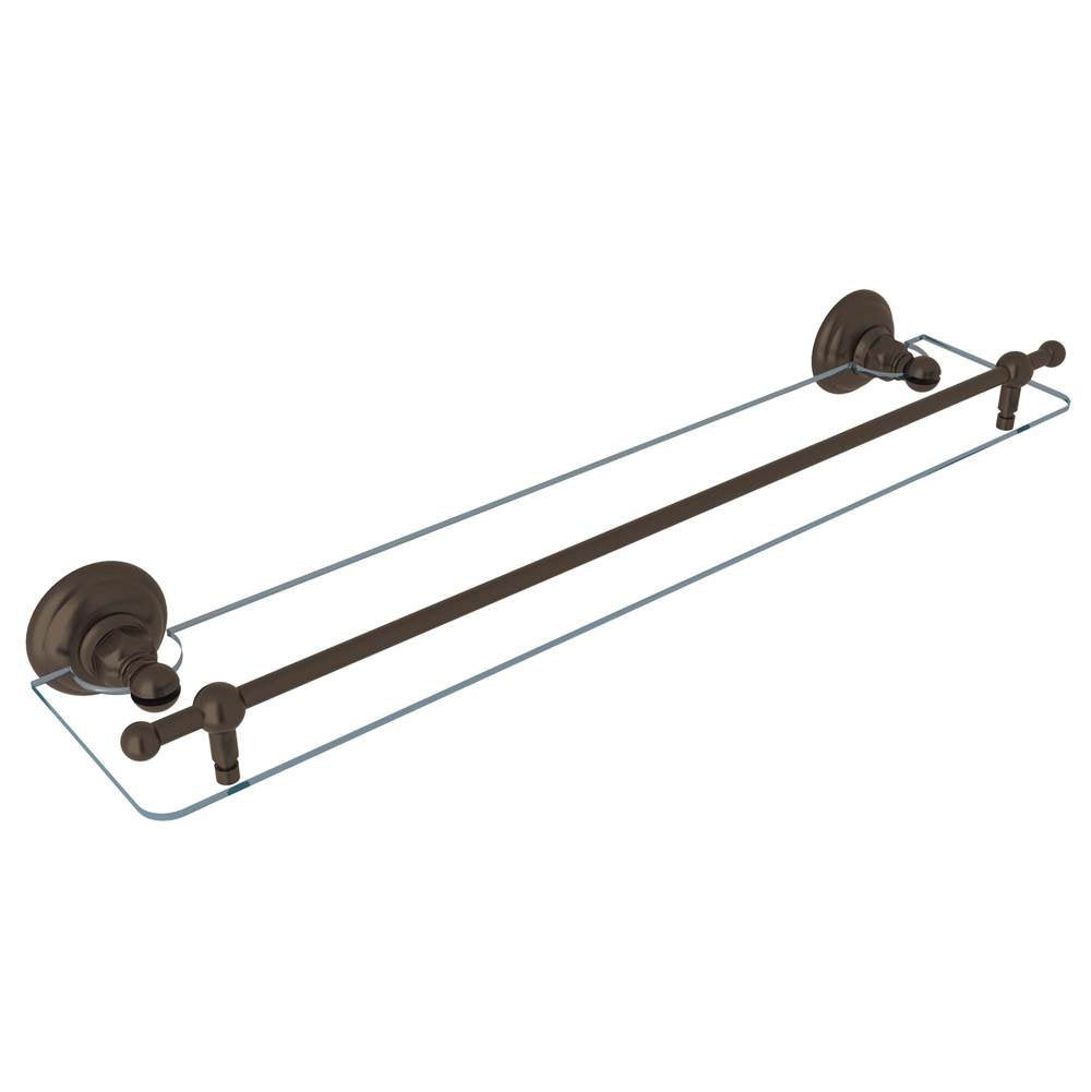 Rohl - Wall Mount Towel Shelf - Tuscan Brass
