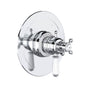 Rohl - EdwardianE 1/2'' Therm & Pressure Balance Trim With 3 Functions - Polished Chrome