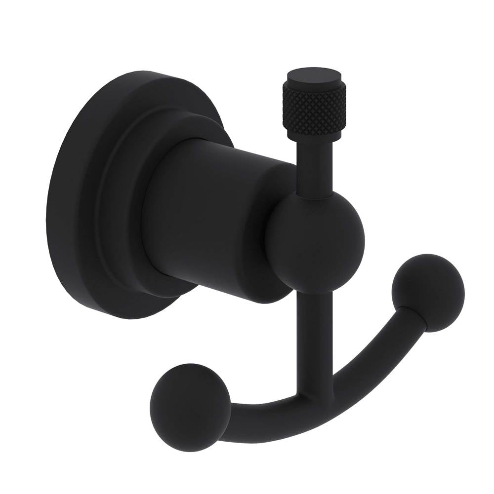 Rohl - CampoE Double Robe Hook - Matte Black