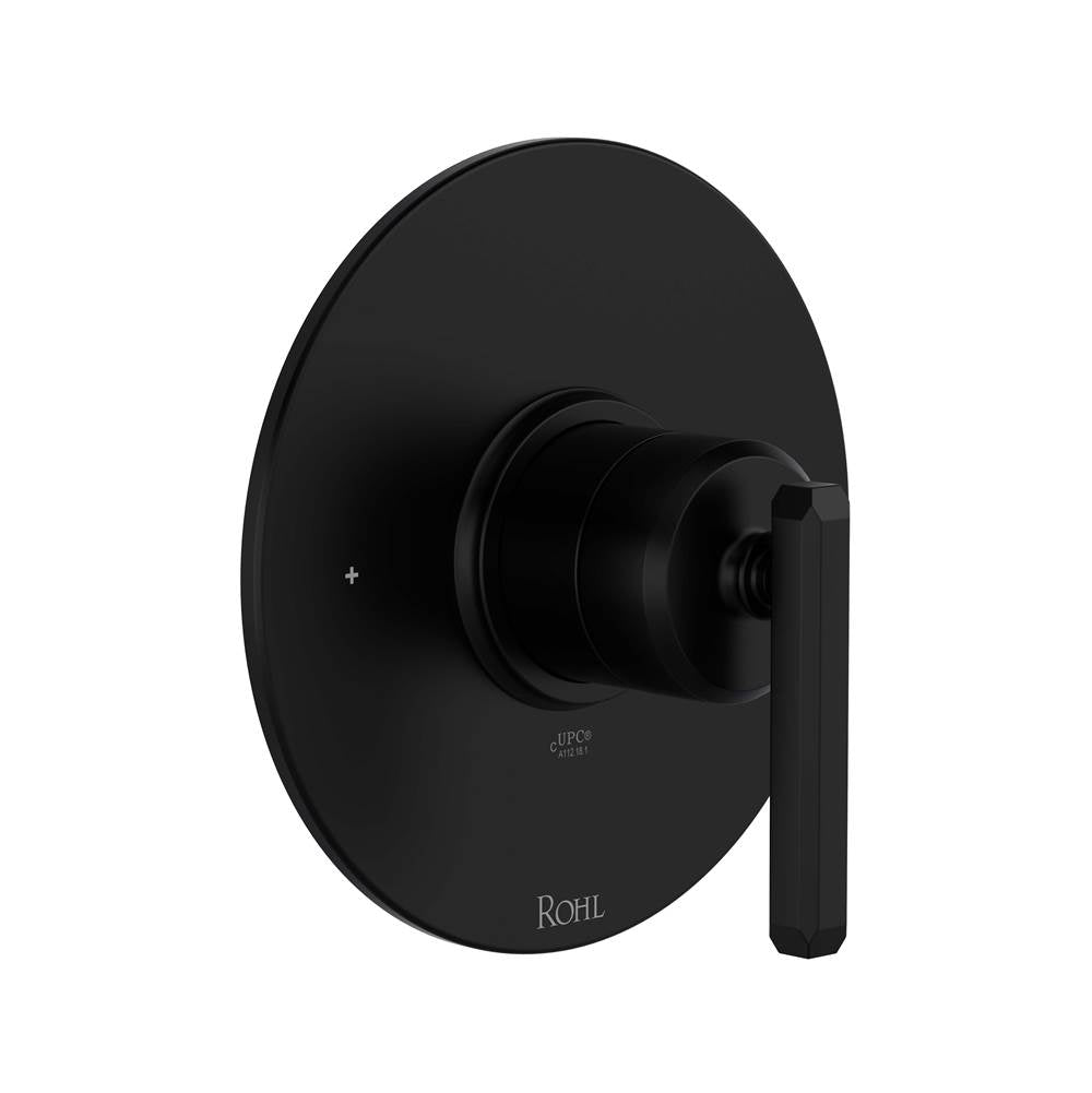 Rohl - ApothecaryE 1/2'' Pressure Balance Trim - Matte Black