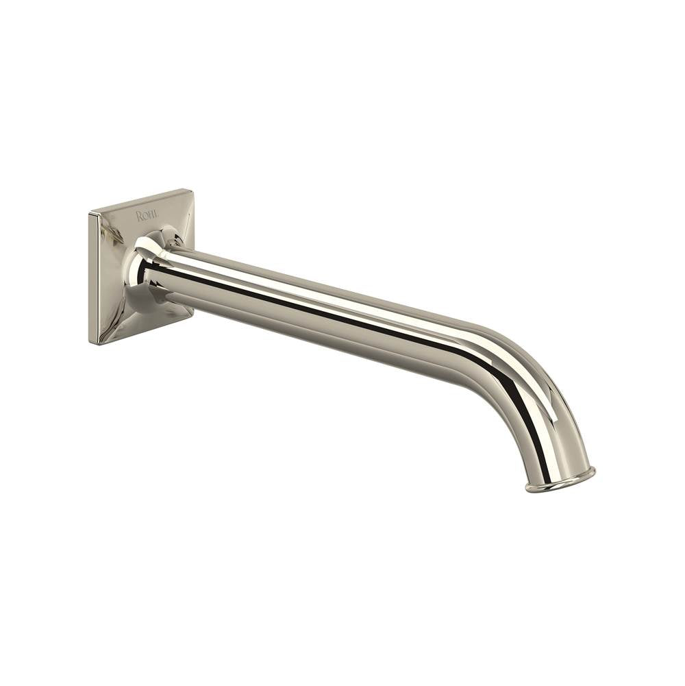 Rohl - ApothecaryE Wall Mount Tub Spout - Polished Nickel