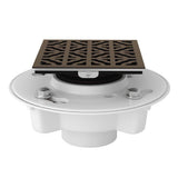 Rohl - PVC 2'' X 3'' Drain Kit With 3146 Petal Decorative Cover - Tuscan Brass
