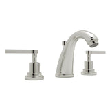 Rohl - Lombardia Widespread Lavatory Faucet With C-Spout - Polished Nickel