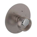 Rohl - EclissiE 3/4'' Thermostatic Trim Without Volume Control - Satin Nickel With Polished Chrome
