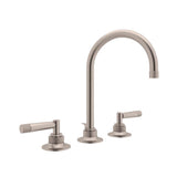 Rohl - Graceline Widespread Lavatory Faucet With C-Spout - Satin Nickel