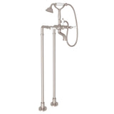 Rohl - Floor Mount Tub Filler - Satin Nickel