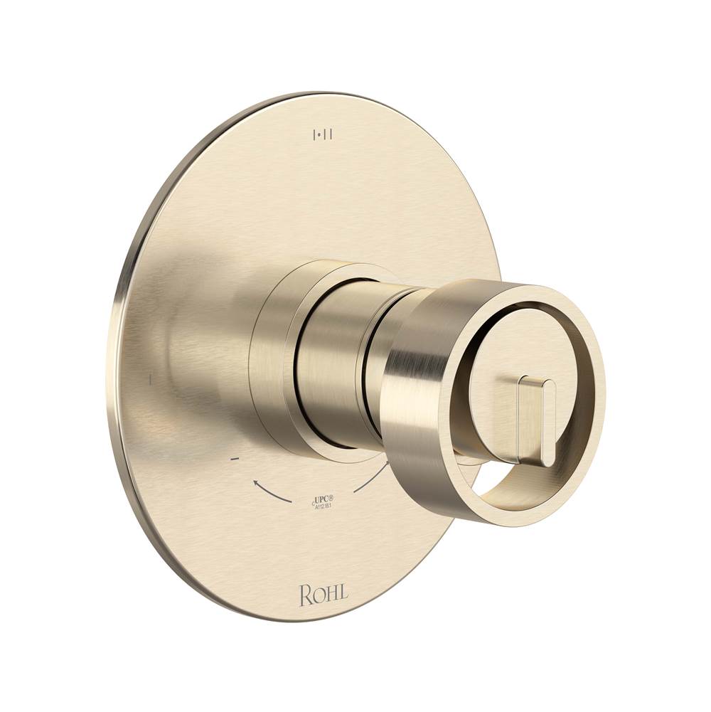 Rohl - EclissiE 1/2'' Therm & Pressure Balance Trim With 3 Functions - Satin Nickel