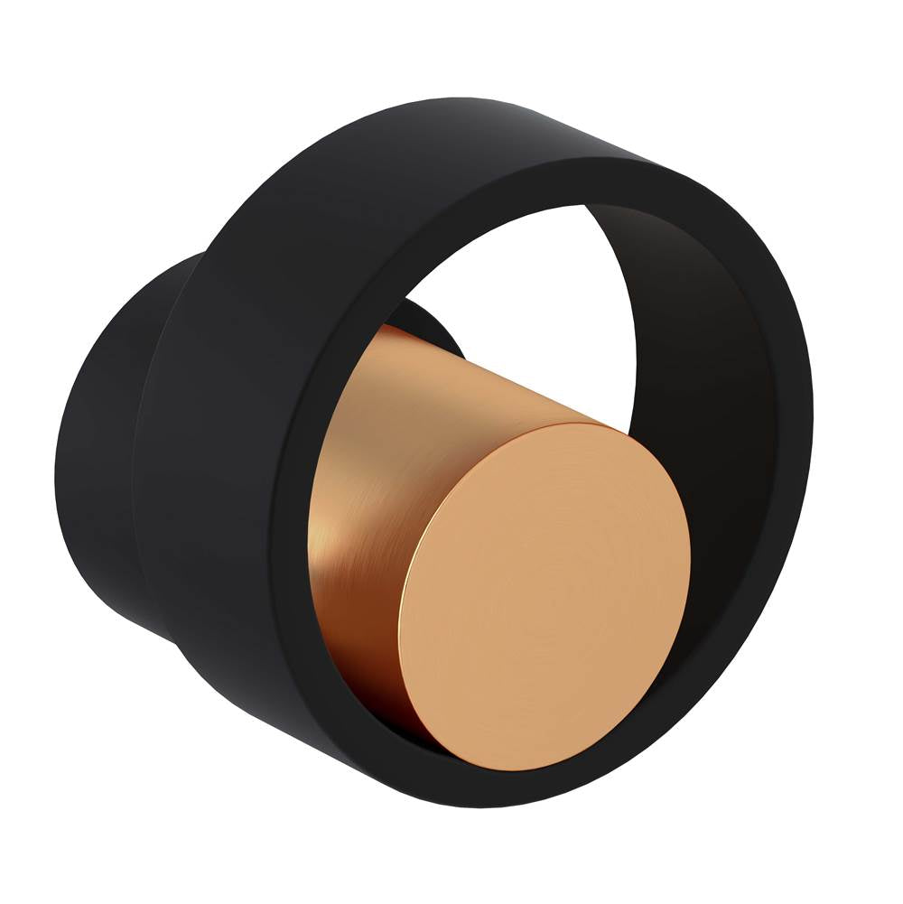 Rohl - EclissiE Trim For Volume Control And Diverter - Matte Black With Satin Gold