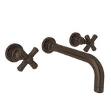 Rohl - San GiovanniE Wall Mount Lavatory Faucet Trim - Tuscan Brass