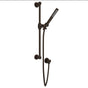 Rohl - Handshower Set With 21'' Slide Bar and Single Function Handshower - Tuscan Brass