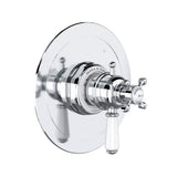 Rohl - EdwardianE 1/2'' Therm & Pressure Balance Trim With 5 Functions - Polished Chrome