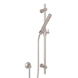 Rohl - Handshower Set With 30'' Slide Bar and Single Function Handshower - Satin Nickel