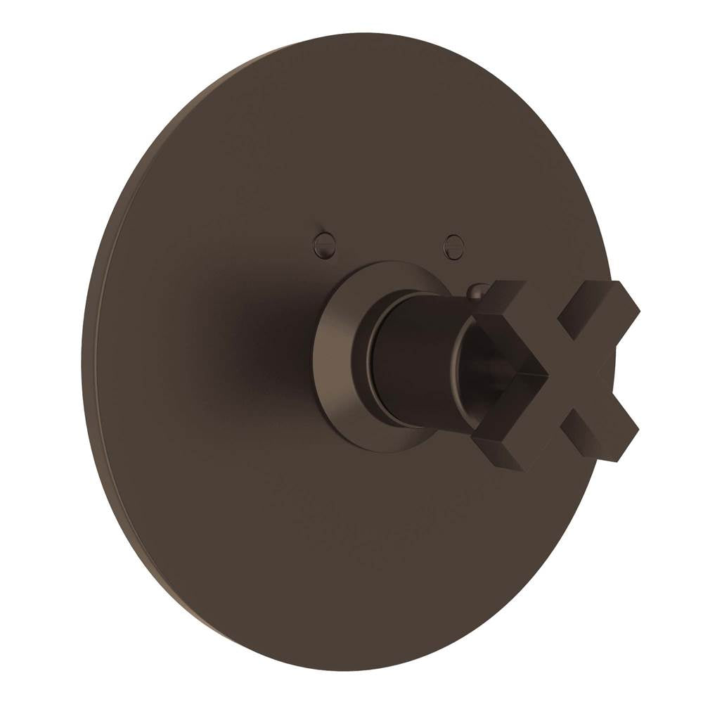 Rohl - Lombardia 3/4'' Thermostatic Trim Without Volume Control - Tuscan Brass