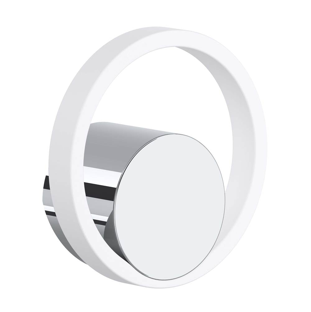 Rohl - EclissiE Kitchen Faucet Handle - Polished Chrome With Matte White