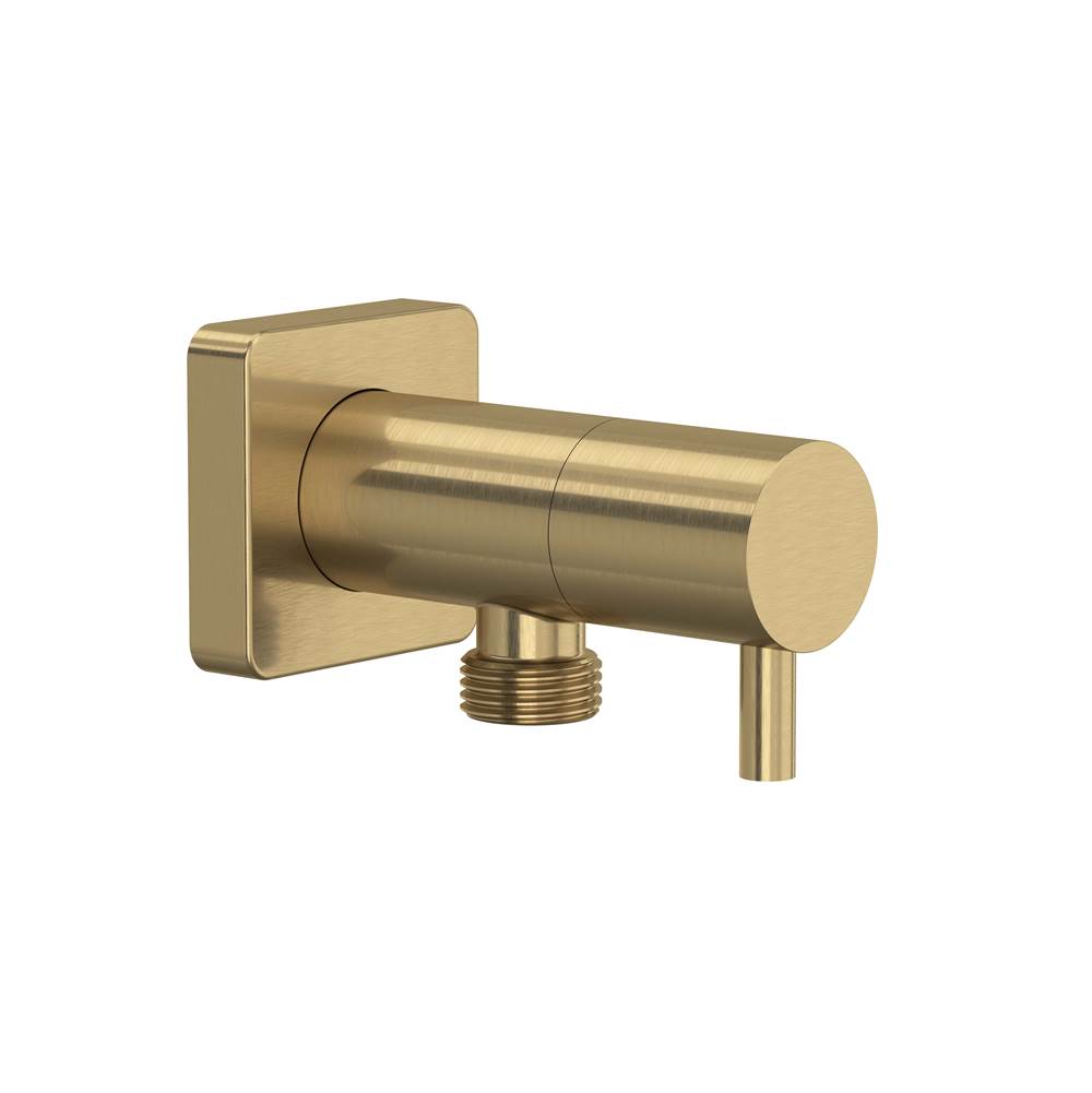 Rohl - Handshower Outlet With Integrated Volume Control - Antique Gold