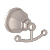 Rohl - Palladian Double Robe Hook - Satin Nickel