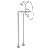 Rohl - Floor Mount Tub Filler - Polished Chrome