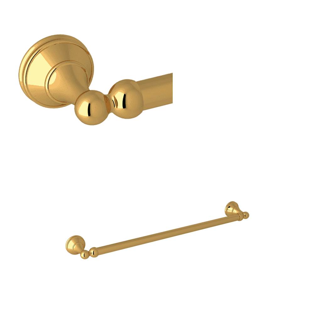 Rohl - Georgian EraE 20'' Towel Bar - Unlacquered Brass