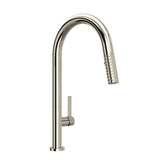 Rohl - TenerifeE Pull-Down Kitchen Faucet With C-Spout - Polished Nickel